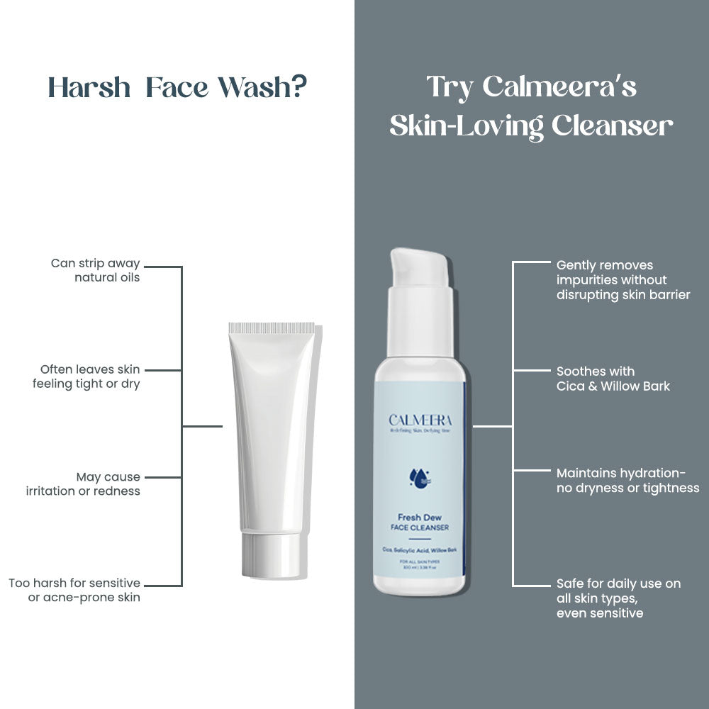 Fresh Dew Face Cleanser + Sun Veil Sunscreen Combo