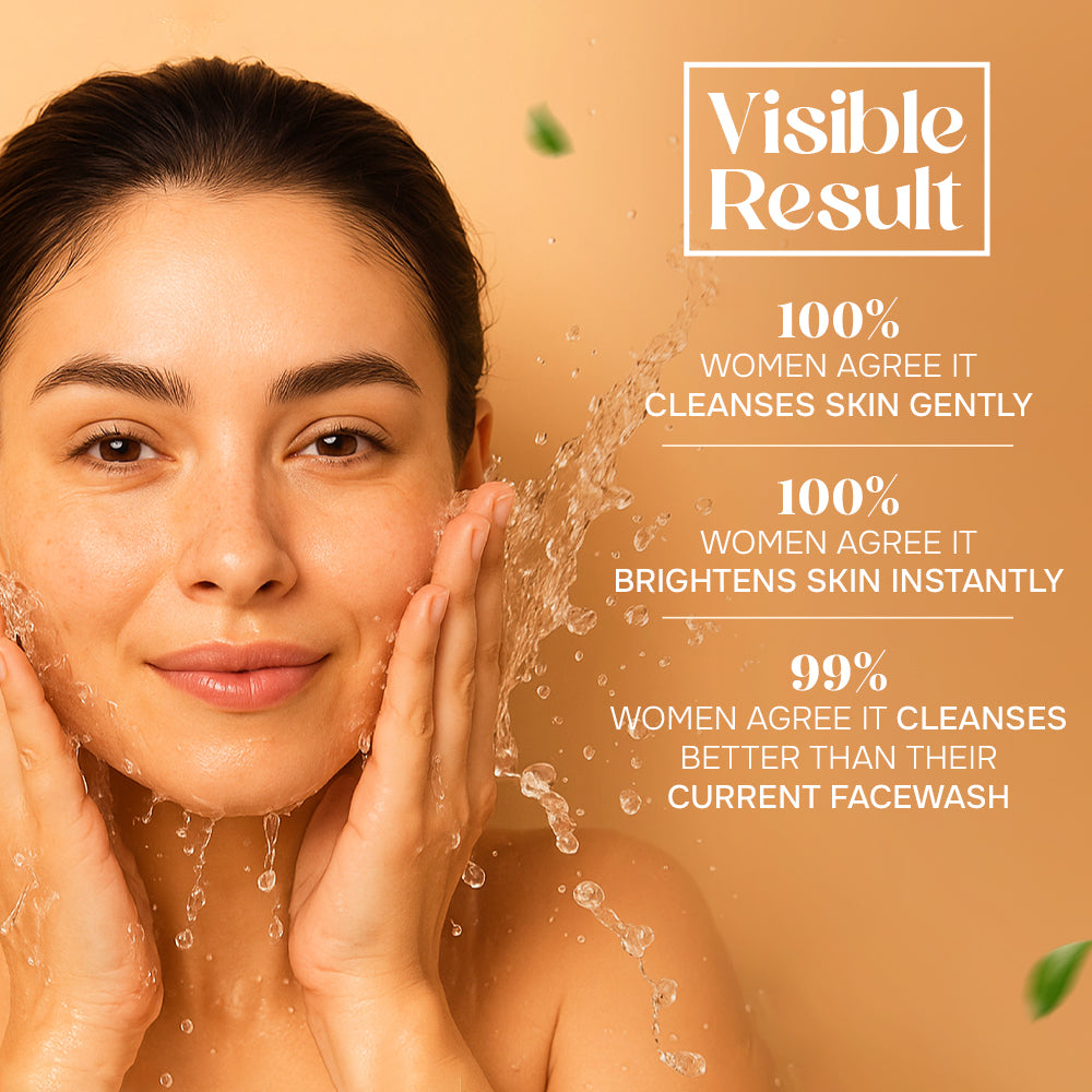 Calmeera Vitamin C Face Wash – Brighten, Cleanse & Revive