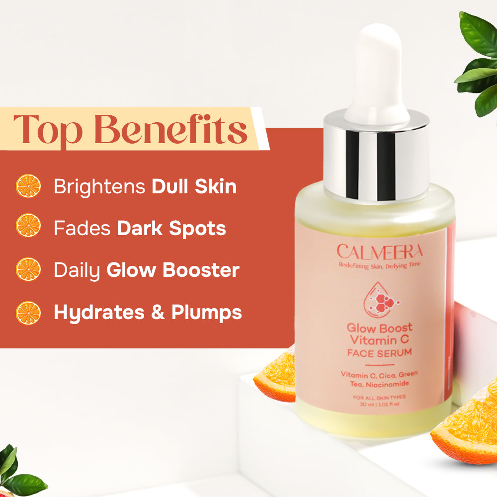 Glow Boost Vitamin C Serum + Hydra Plum Moisturizer
