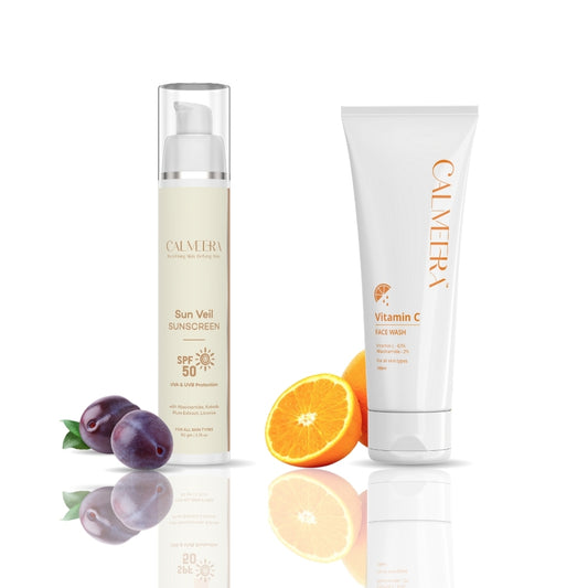 Vitamin C + Sun Veil Sunscreen Combo