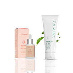 Glow Boost Vitamin C Serum + Tea Tree Oil Face Wash Combo