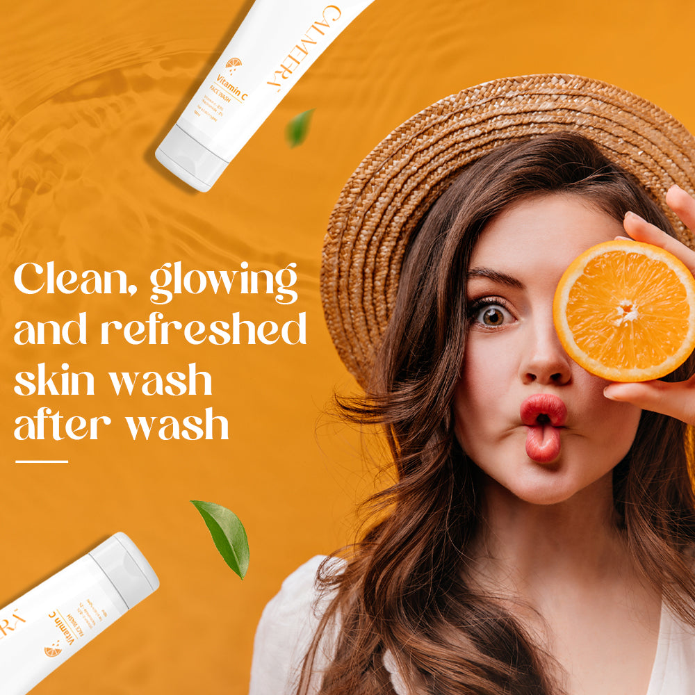 Calmeera Vitamin C Face Wash – Brighten, Cleanse & Revive
