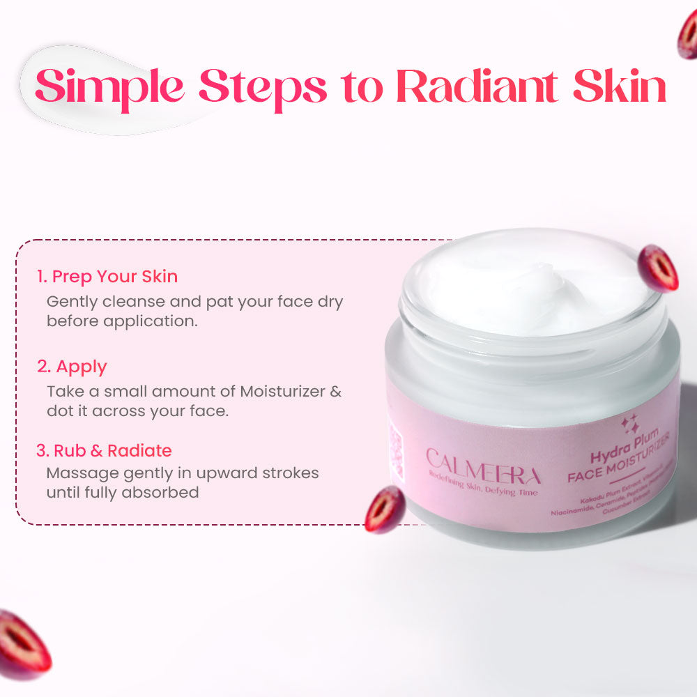 Calmeera Hydra Plum Moisturizer – Deep Hydration + Radiance Boost