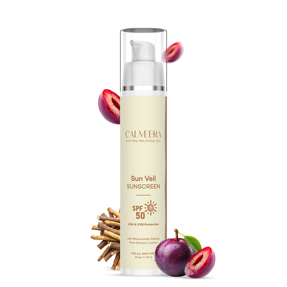 Calmeera Sun Veil Sunscreen – SPF 50+++ Broad Spectrum Protection