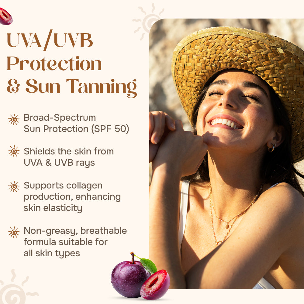 Calmeera Sun Veil Sunscreen – SPF 50 PA+++ Broad Spectrum Protection